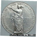 1862 ドイツ州フランクフルト射撃祭アンティーク シルバー ターラー コイン i889971862 GERMAN STATES FRANKFURT Shooting Festival ANTIQUE Silver Thaler Coin i88997(3)