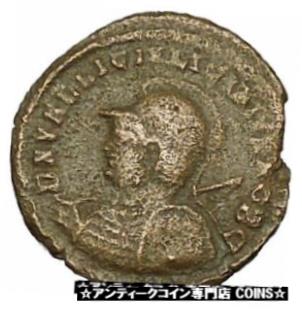 【極美品/品質保証書付】 アンティークコイン コイン 金貨 銀貨 [送料無料] LICINIUS II Constantine the Great Nephew Ancient Roman Coin Jupiter cult i40281