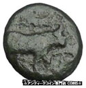 アイオリスのボイオーネ 300BC レアな本物の古代ギリシャのコイン 女性の雄牛 i49039Boione in Aiolis 300BC Rare Authe...