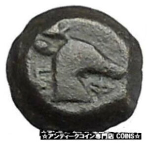EPESUS エフェソス イオニア 405BC ミツバチの頭 本物の古代ギリシャのコイン i49510EPESUS Ephesos IONIA 405BC Bee Stag's Head Authentic Ancient Greek Coin i49510