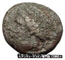 AIGOSPOTAMOI in THRACE 300BC デメテル ヤギ 本物の古代ギリシャのコイン i63838AIGOSPOTAMOI in THRACE ...