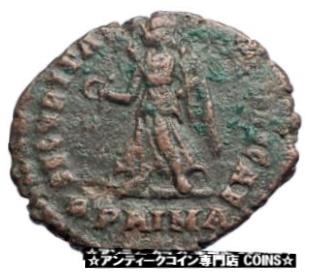  アンティークコイン コイン 金貨 銀貨  GRATIAN 367AD Rome R dot PRIMA Ancient Roman Coin Possibly Unpublished i74240