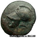 MESEMBRIA 300BC コリント式ヘルメット & ホイール 本物の古代ギリシャのコイン i76116MESEMBRIA 300BC Corinthian...