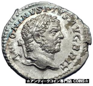  アンティークコイン コイン 金貨 銀貨  CARACALLA Brother killer 211AD Silver Ancient Roman Coin Indulgentia i73238