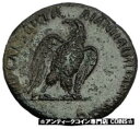 【極美品/品質保証書付】 アンティークコイン コイン 金貨 銀貨 送料無料 HADRIAN 121AD Quadrans Authentic Ancient Roman Coin EAGLE THUNDERBOLT i65525