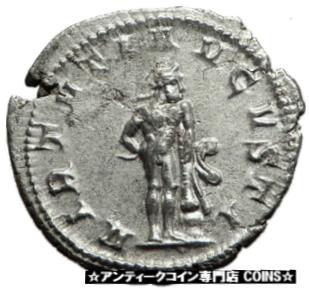 【極美品/品質保証書付】 アンティークコイン コイン 金貨 銀貨 [送料無料] GORDIAN III 241AD Rome Ancient Silver Roman Coin 