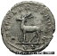【極美品/品質保証書付】 アンティークコイン コイン 金貨 銀貨 [送料無料] PHILIP I the ARAB 248AD 1000 Years of Rome Colosseum ANTELOPE Roman Coin i65424