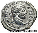 CARACALLA 210AD レア シルバー 古代ローマ コイン ジュノ MONETA 富 i46742CARACALLA 210AD Rare Silver Ancient Roman Coin Juno MONETA Wealth i46742