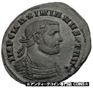  アンティークコイン コイン 金貨 銀貨  GALERIUS 305AD Rare Londinium London Follis Nummus Ancient Roman Coin i63981