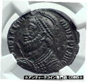 ジュリアン II 背教者 361AD 本物の本物の古代ローマのコイン WREATH i81611JULIAN II Apostate 361AD Authentic Genuine Ancient Roman Coin WREATH i81611
