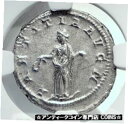 yɔi/iۏ؏tz AeB[NRC RC   [] GORDIAN III Authentic Ancient 241AD Rome Silver Roman Coin LAETITIA NGC i81455