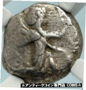 486BC クセルクセス - アルタクセルクセス 1 世 アケメネス朝 シルバー ギリシャ SIGLOS コイン リディア NGC i83594486BC Xerxes - Artaxerxes I Achaemenid Silver Greek SIGLOS Coin Lydia NGC i83594