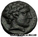 yɔi/iۏ؏tz AeB[NRC RC   [] Phalanna in Thessaly 3-2CenBC Ares Nymph Authentic Ancient Greek Coin i56221