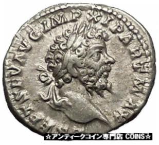  アンティークコイン コイン 金貨 銀貨  SEPTIMIUS SEVERUS 199AD Silver Rare Ancient Roman Coin Equality Cult i52287