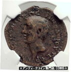 【極美品/品質保証書付】 アンティークコイン コイン 金貨 銀貨 [送料無料] ZENODORUS & Octavian Augustus Chalcis in Coele Ancient Roman Coin NGC i72746