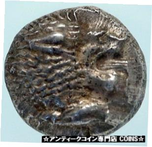  アンティークコイン コイン 金貨 銀貨  MILETOS in IONIA Authentic Ancient ARCHAIC Silver Greek Coin LION NGC MS i83831