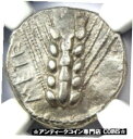 yɔi/iۏ؏tz AeB[NRC RC   [] Lucania Metapontum AR Stater Barley Incuse Coin 470-440 BC - NGC Choice VF