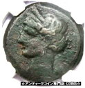 ץʡɥ꥽㤨֡ڶ/ʼݾڽա ƥ    [̵] Ancient Greek Zeugitana Carthage BI Dishekel Coin 264-241 BC - NGC Choice FineפβǤʤ133,000ߤˤʤޤ