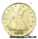 【極美品/品質保証書付】 アンティークコイン コイン 金貨 銀貨 [送料無料] 1875-P Twenty Cent Coin 20C - PCGS VF Details - Rare Date 1875 Coin!