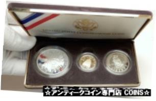 【極美品/品質保証書付】 アンティークコイン 1989 UNITED STATES US 200th Congress PROOF GOLD SILVER 3 Coin GIFT SET i76161 [送料無料] #ccf-wr-3448-4