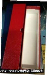 【極美品/品質保証書付】 アンティークコイン コイン 金貨 銀貨 送料無料 RED SINGLE ROW 2 X 2 COIN BOX STURDY CARDBOARD NEW CONDITION