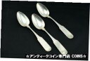  アンティークコイン コイン 金貨 銀貨  Early American Coin Silver 3 Tablespoon J.J. Low & Co Boston MA 1828-1835