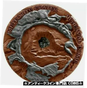  アンティークコイン コイン 金貨 銀貨  2019 1 Oz Silver Niue $1 UPHEAVAL DOME Meteorite Crater Coin.