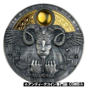 ڶ/ʼݾڽա ƥ    [̵] 2020 3 Oz Silver $5 Niue AMUN RA Amon Divine Faces Of The Sun Antique Coin.