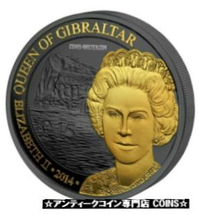 アンティークコイン コイン 金貨 銀貨  2014 1 Oz Silver QUEEN OF GIBRALTAR Golden Enigma Coin WITH COA # 3.