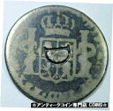 yɔi/iۏ؏tz AeB[NRC RC   [] 1700's D Countermark Spanish Mexico Silver 1 Reales Counterstamp Antique Coin