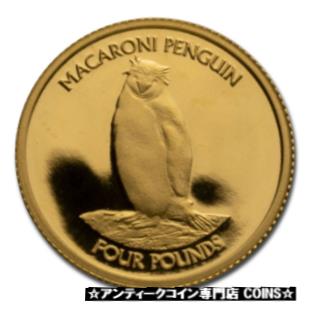 【極美品/品質保証書付】 アンティークコイン コイン 金貨 銀貨 [送料無料] 2020 South Georgia 1/25 oz Gold: Macaroni Penguin - SKU#217327