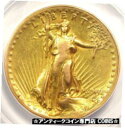 【極美品/品質保証書付】 アンティークコイン 金貨 1907 High Relief Saint Gaudens Gold Double Eagle $20 Coin - ANACS XF40 Details! [送料無料] #gcf-wr-3468-1003