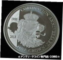 【極美品/品質保証書付】 アンティークコイン コイン 金貨 銀貨 [送料無料] 2013 SILVER TRISTAN DE CUNHA TDC THE LION HERALDIC BEAST COIN 1 CROWN CORONATION