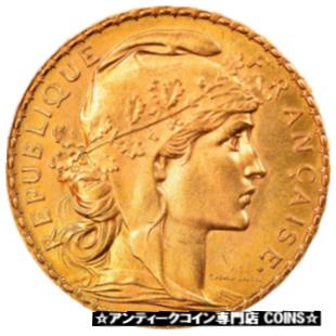  アンティークコイン コイン 金貨 銀貨   Coin, France, Marianne, 20 Francs, 1908, Paris, AU(55-58), Gold