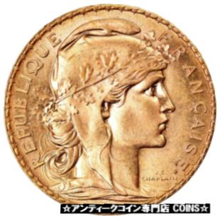  アンティークコイン コイン 金貨 銀貨   Coin, France, Marianne, 20 Francs, 1910, Paris, MS(63), Gold, KM:857