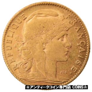  アンティークコイン コイン 金貨 銀貨   Coin, France, Marianne, 10 Francs, 1907, Paris, AU(50-53), Gold