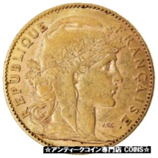  アンティークコイン コイン 金貨 銀貨   Coin, France, Marianne, 10 Francs, 1906, Paris, EF(40-45), Gold