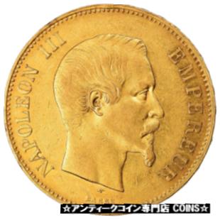 【極美品/品質保証書付】 アンティークコイン 金貨 489725 Coin, France, Napoleon III, 100 Francs, 1857, Paris, Gold, KM:786.1 送料無料 gcf-wr-3476-875