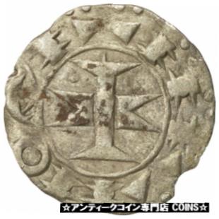  アンティークコイン コイン 金貨 銀貨   Coin, France, Languedoc, Anonymous, Denarius, EF(40-45), Billon