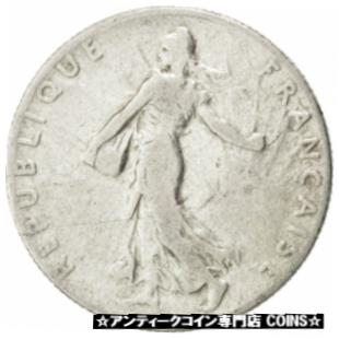【極美品/品質保証書付】 アンティークコイン コイン 金貨 銀貨 [送料無料] [#28743] FRANCE, Semeuse, 50 Centimes, 1911, Paris, KM #854, VF(20-25), Silver