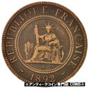 【極美品/品質保証書付】 アンティークコイン コイン 金貨 銀貨 [送料無料] [#411532] FRENCH INDO-CHINA, Cent, 1892, Paris, EF(40-4..