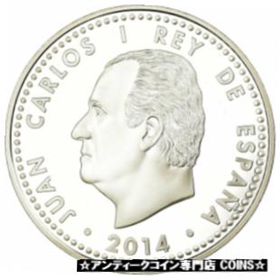 【極美品/品質保証書付】 アンティークコイン コイン 金貨 銀貨 送料無料 780524 Spain, 10 Euro, Manuel de Falla, 2014, Proof, MS(65-70), Silver