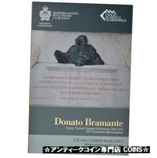  アンティークコイン コイン 金貨 銀貨   San Marino, 2 Euro, Donato Bramante, 2014, Rome, MS(65-70)