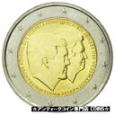 【極美品/品質保証書付】 アンティークコイン コイン 金貨 銀貨 [送料無料] [#580493] Netherlands, 2 Euro, Willem-Alexander, Beatrix Prinses, 2014, MS(63)