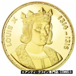 yɔi/iۏ؏tz AeB[NRC RC   [] [#490122] France, Medal, Les Rois de France, Louis X, History, MS(65-70)