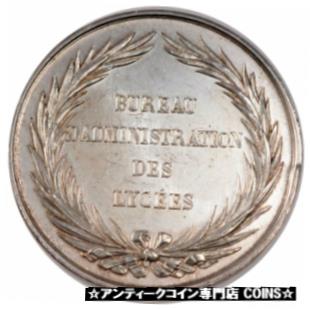  アンティークコイン コイン 金貨 銀貨   France, Instruction and Education, Token, MS(60-62), Silver, 19.98