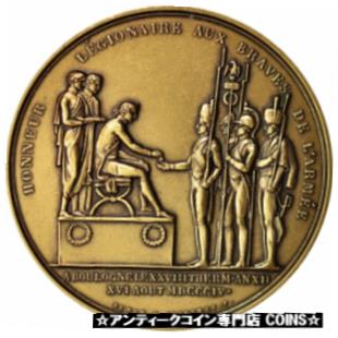 【極美品/品質保証書付】 アンティークコイン コイン 金貨 銀貨 [送料無料] [#412962] FRANCE History First French Empire Medal MS 65-70 Denon Bronze