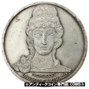  アンティークコイン コイン 金貨 銀貨   France, Medal, Unesco, Sauvegarde des Monuments de Carthage, Tschudin