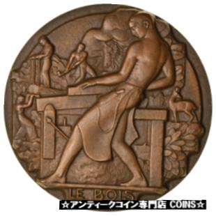  アンティークコイン コイン 金貨 銀貨   France, Medal, Le Bois, Entrepreneurs du batiment des Ardennes, Ridet