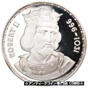 【極美品/品質保証書付】 アンティークコイン コイン 金貨 銀貨 [送料無料] [#218121] France Medal Robert II 996-1031 MS 65-70 Silver